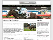 Tablet Screenshot of markwellracing.com.au